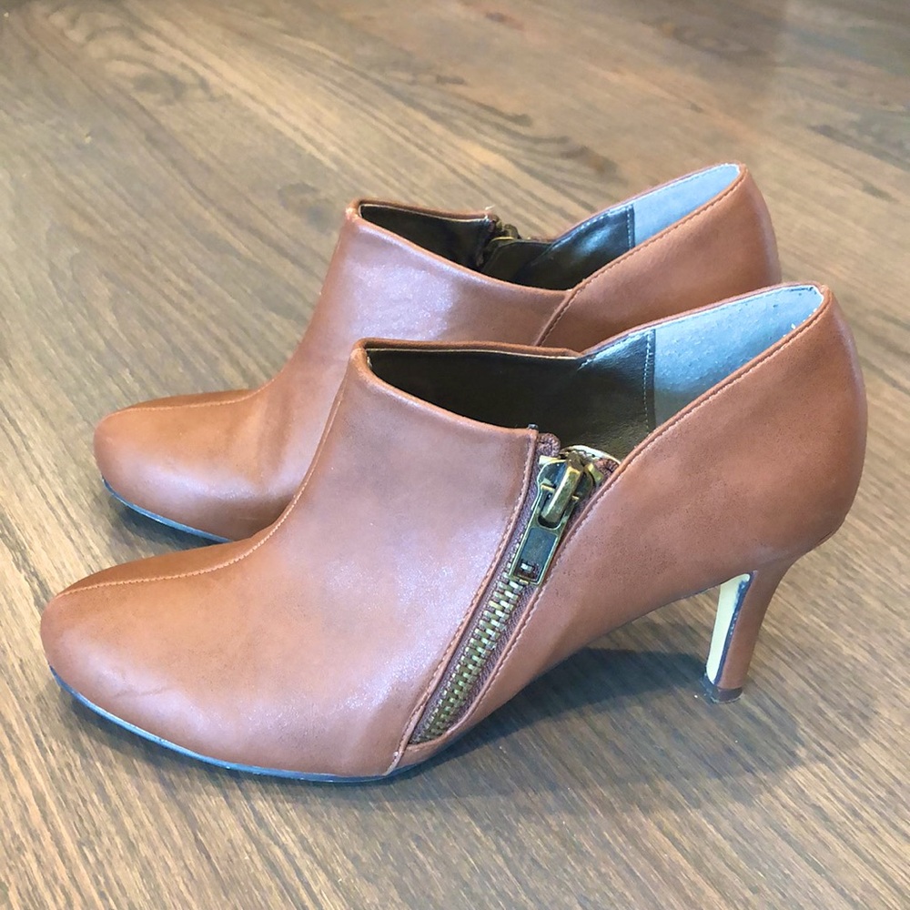 Brown Michael Antonio Ankle Boot Heels